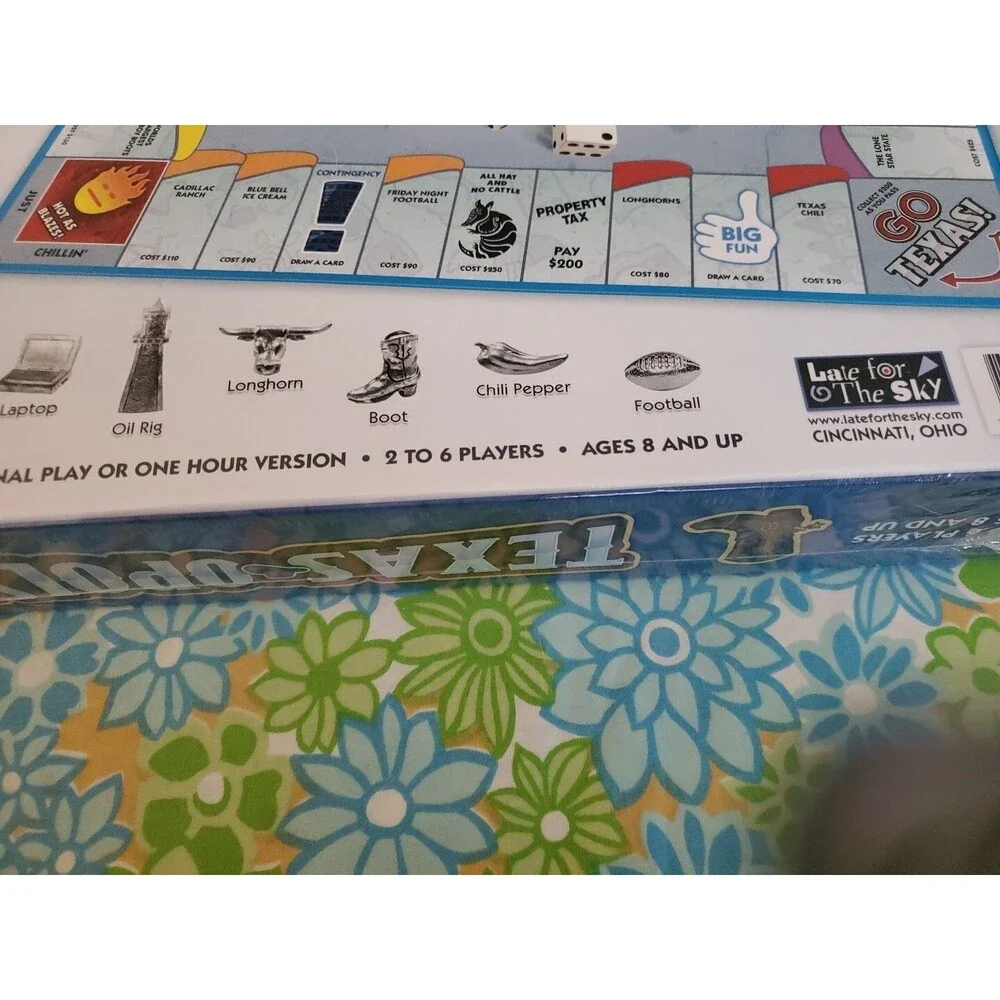NEW Texasopoly ~ State of Texas Monopoly Style Board Game ~ Texas Opoly ~ NIB